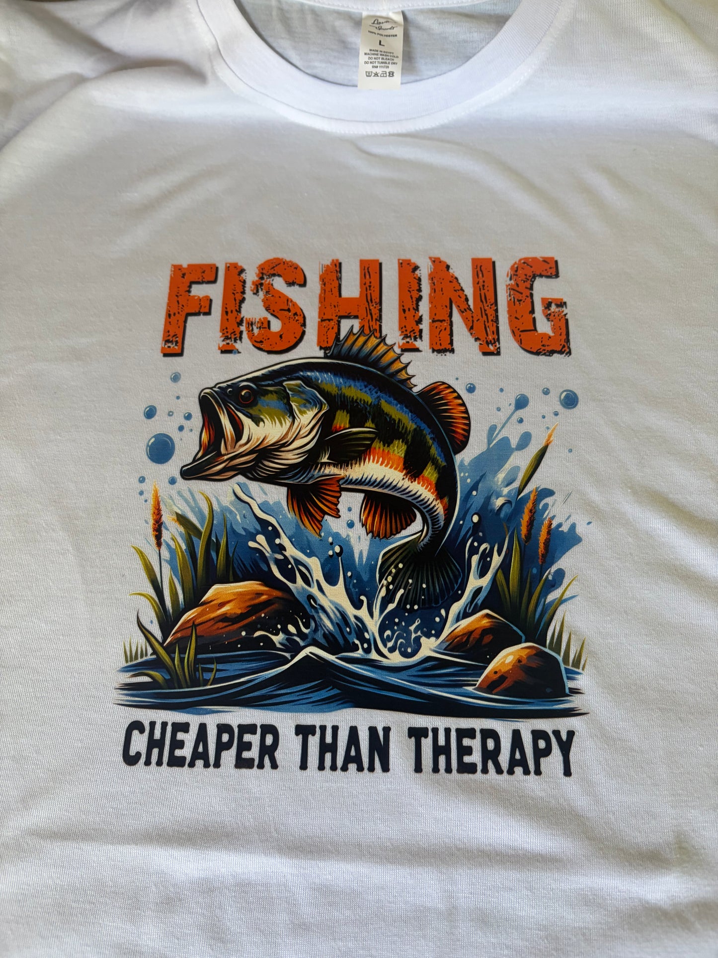 Fishing Cheaper Than Therapy Tshirt