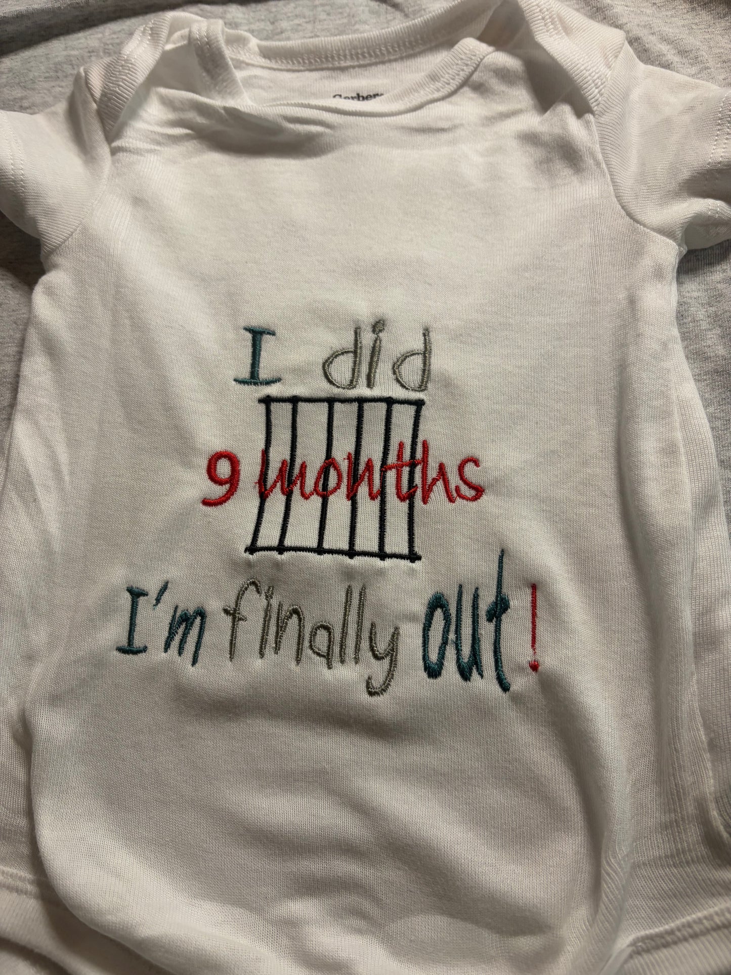 Embroidered Baby Onesie