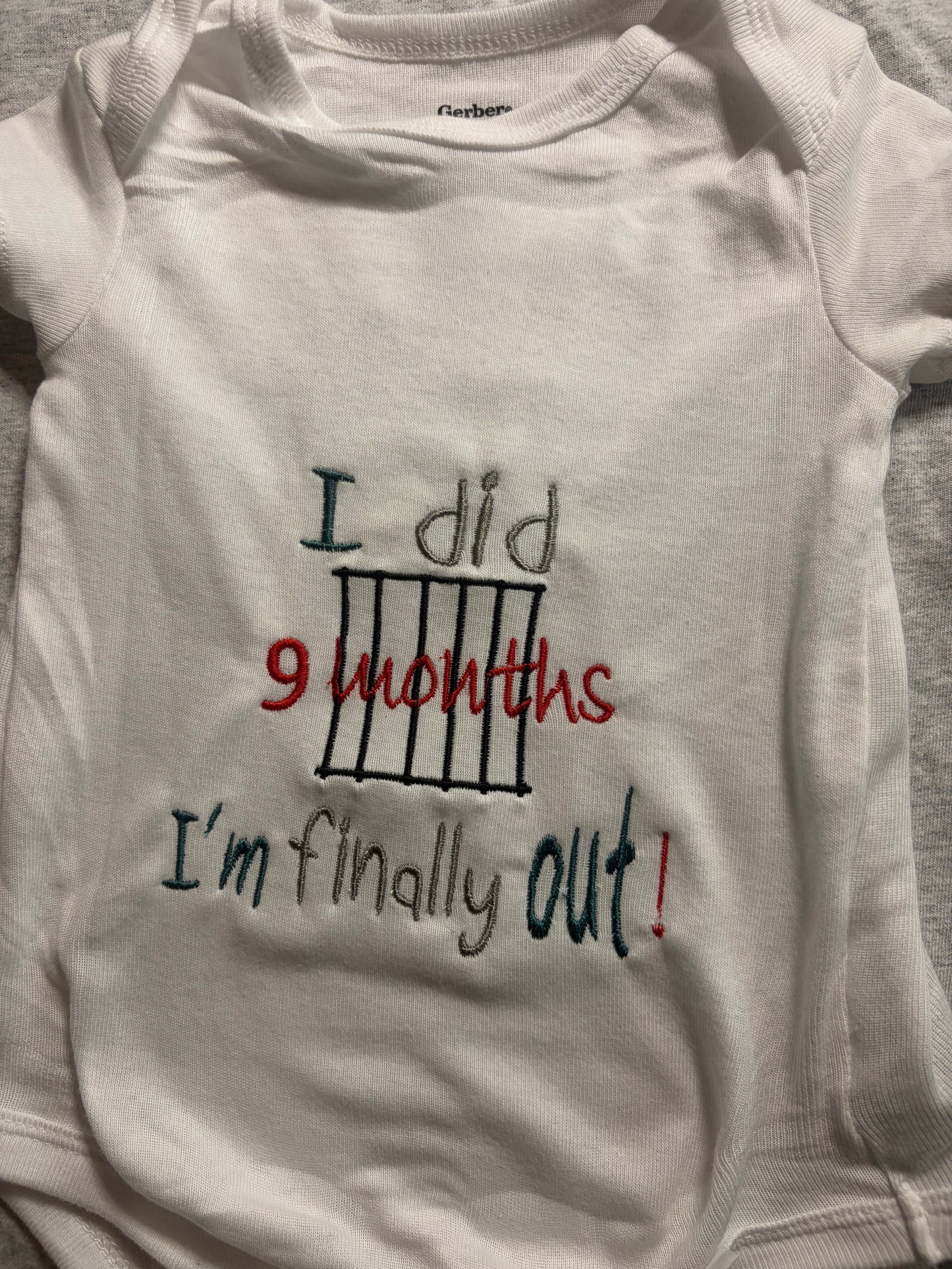 Embroidered Baby Onesie