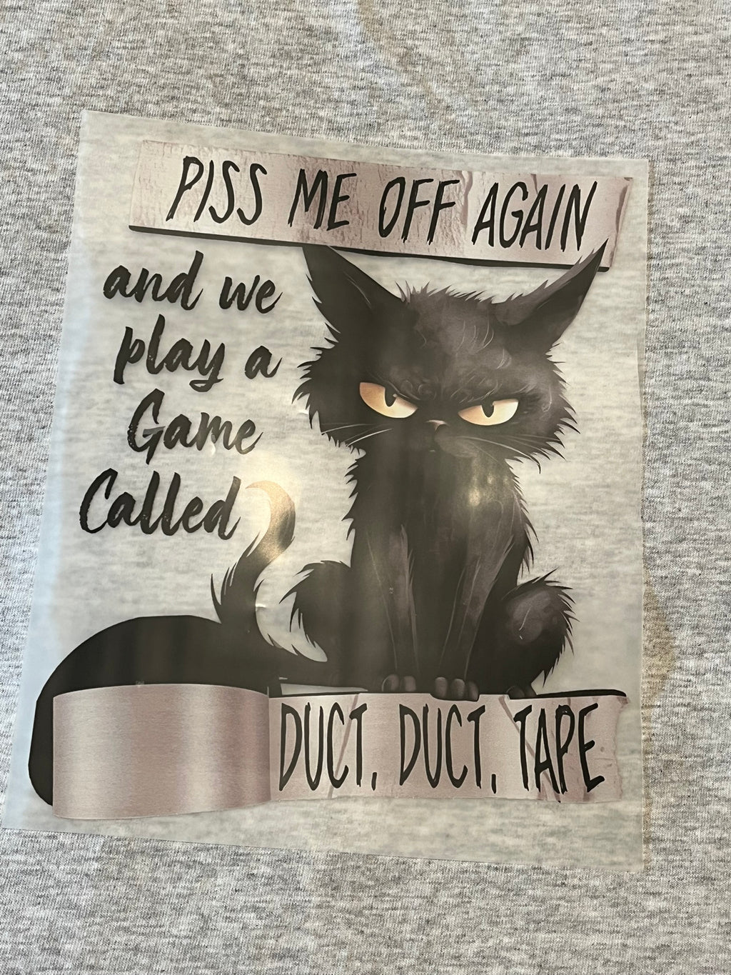 Piss Me Off Cat Adult Tshirt
