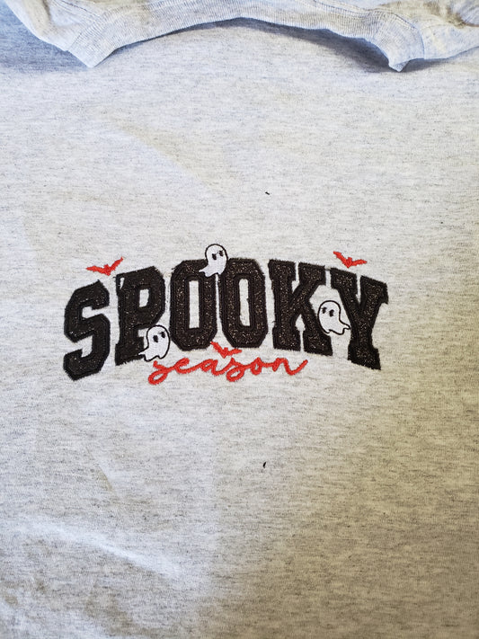 Embroidered Spooky Season Tshirt